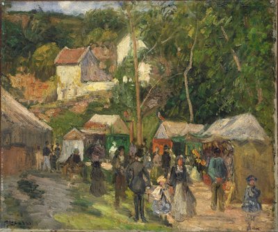 Festival at the Hermitage by Camille Jacob Pissarro